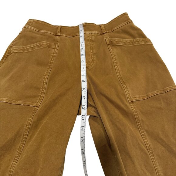 SPANX Stretch Twill Straight Leg Pants Size Large Brown‎ - Picture 8 of 9